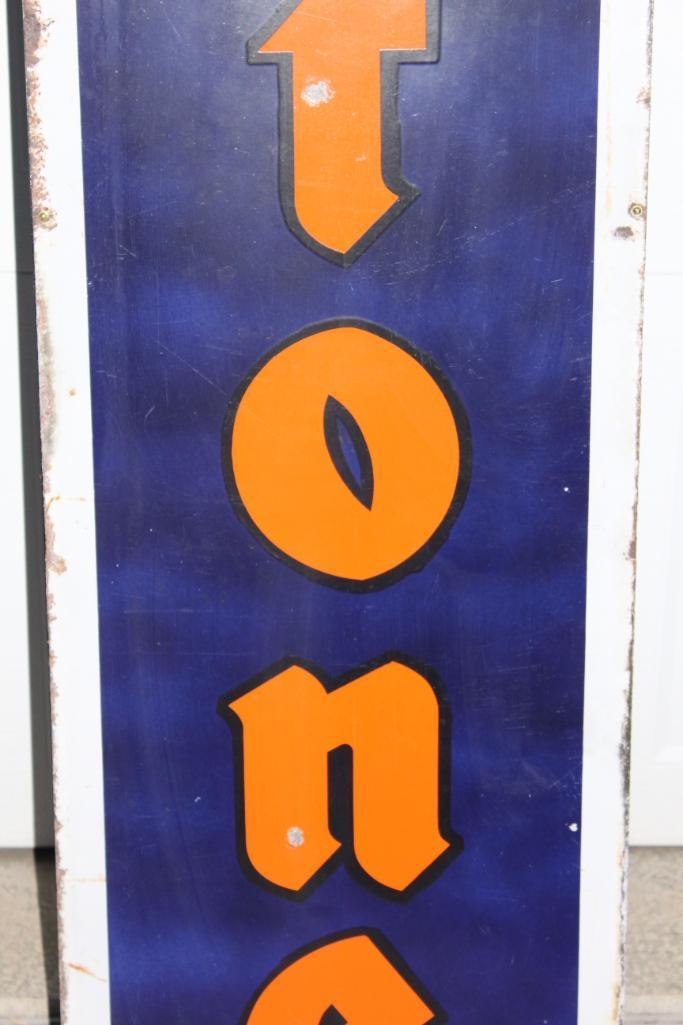 Firestone Tires Vertical Single Sided Porcelain Sign