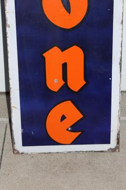 Firestone Tires Vertical Single Sided Porcelain Sign
