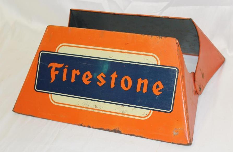 Firestone Tire Display Stand with Firestone Tire and Center Insert