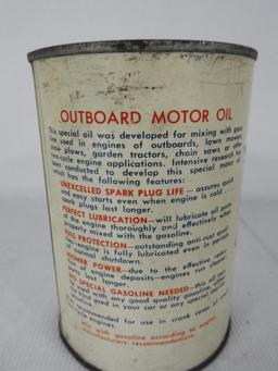 Sohio 7C's Outboard Oil Quart Can