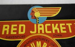 Red Jacket Pumps Sign
