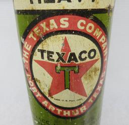Texaco Easy Pour Half Gallon Can