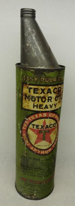 Texaco Easy Pour Half Gallon Can