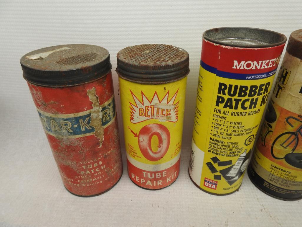 Group of Eight Medium Size Tire Repair Kits