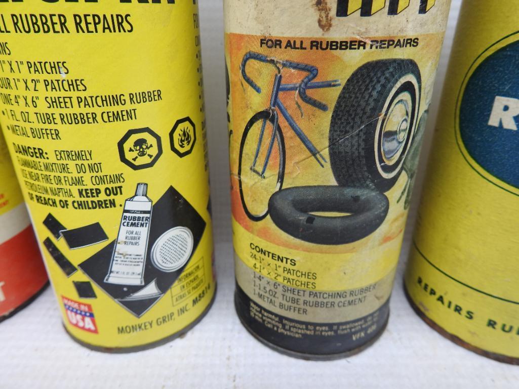 Group of Eight Medium Size Tire Repair Kits