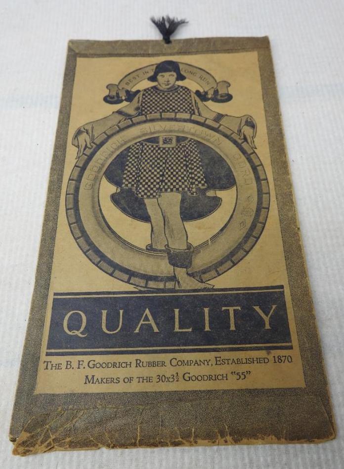 B.F. Goodrich Automobile Blue Book Map Holder