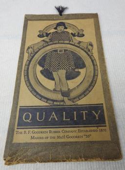 B.F. Goodrich Automobile Blue Book Map Holder