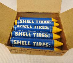 Shell Myers Tire Marking Crayons with Box