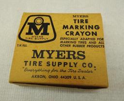 Shell Myers Tire Marking Crayons with Box