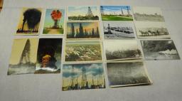 Group of 14 Oil Field Postcards