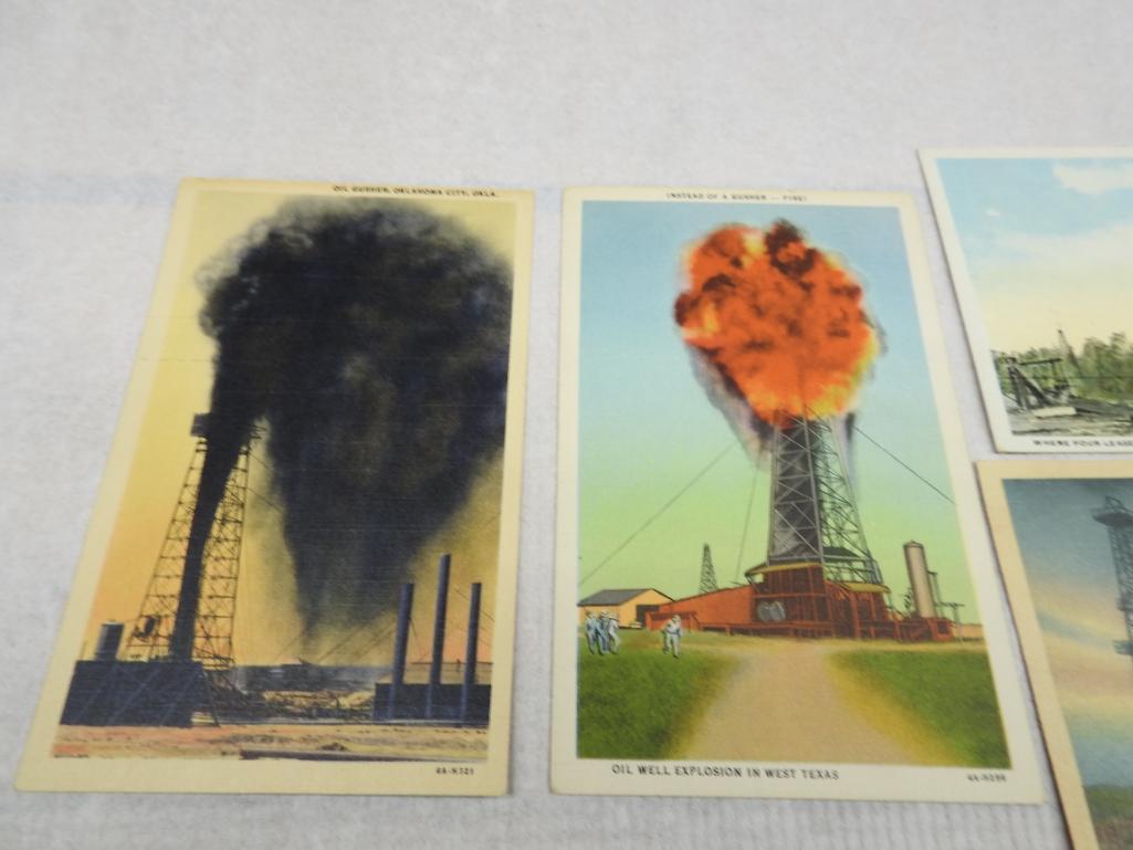 Group of 14 Oil Field Postcards