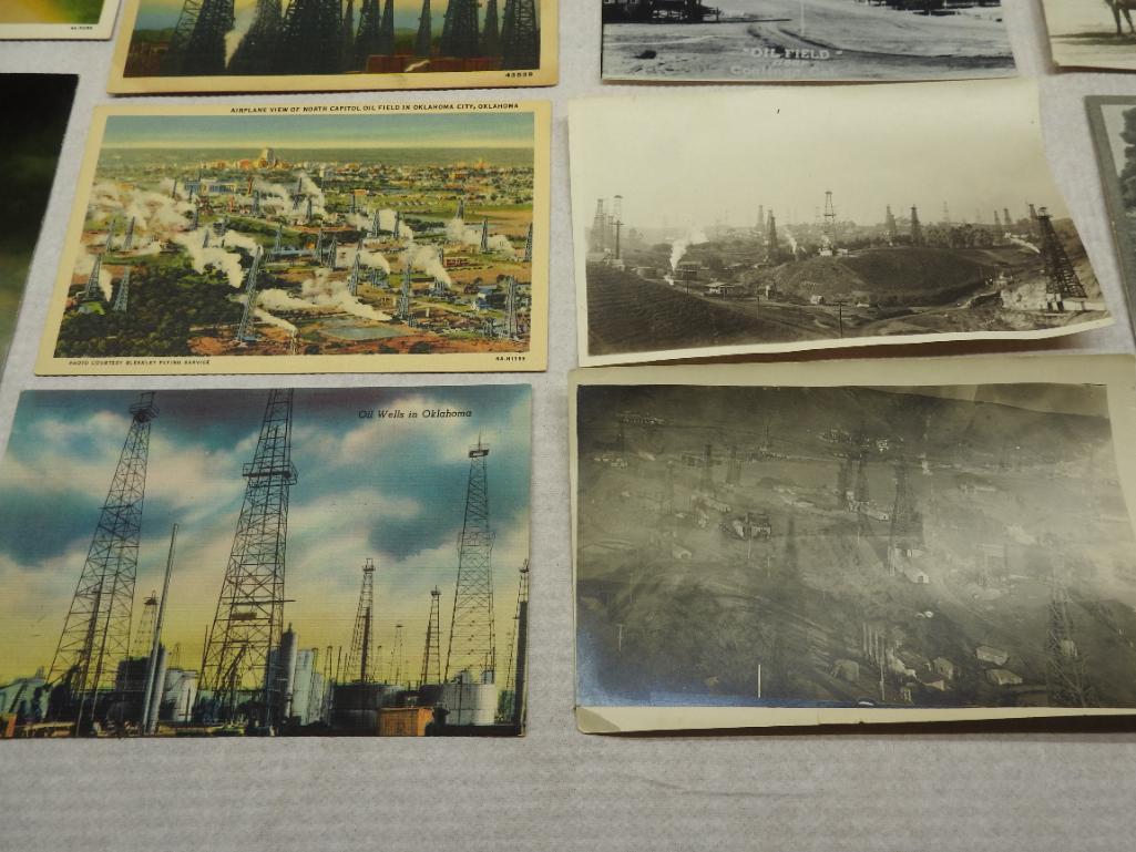 Group of 14 Oil Field Postcards