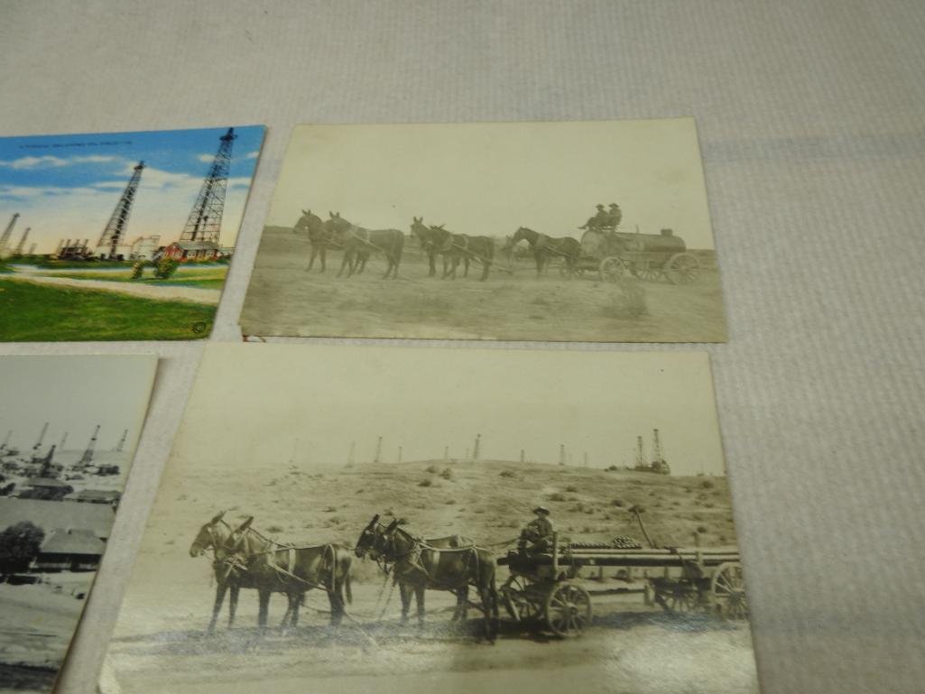 Group of 14 Oil Field Postcards