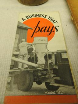 Group of Case Tractor Literature