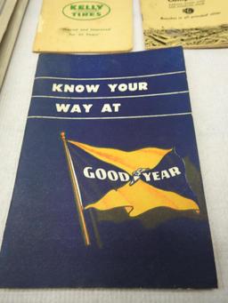 Goodrich, Good Year, and Kelly Booklets