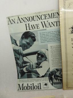 Group of Assorted Autombile and Motorcycle Ads