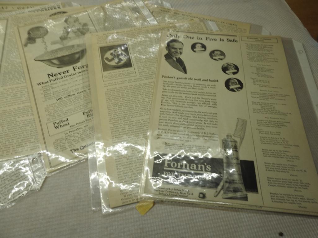 Group of Assorted Autombile and Motorcycle Ads