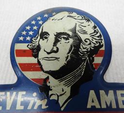 George Washington Dover, NH License Plate Topper