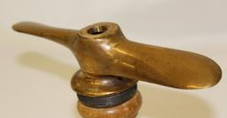 Cole Aero Eight Radiator Cap Propellor Moto Meter Base