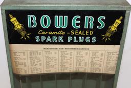 Bowers Spark Plug Advertising Countertop Display