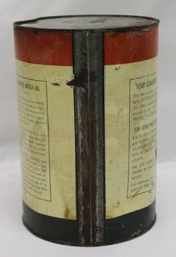 Apex Certified 5 Quart Motor Oil Can of Minneapolis MN