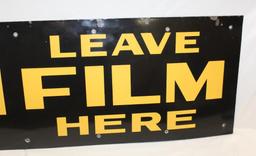 Kodak Film SSP Porcelain Sign