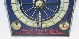 Weed Tire Chains Gasoline Pricer Sign