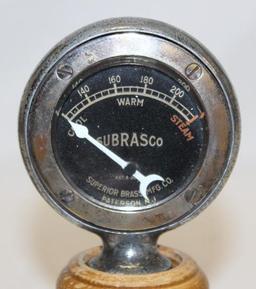 Subrasco Radiator Moto-Meter Temperature Gauge Hood Ornament
