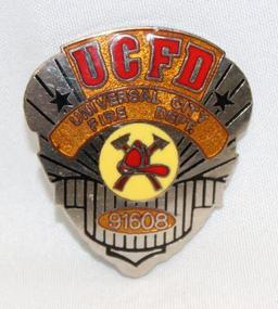 UCFD Universal City Fire Dept Pin Badge