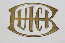 Early Brass Buick Radiator Script Emblem