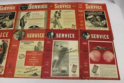 12 Issues of Automotive Service Magazine: 1939-1941