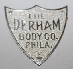 Derham Coachbuilder Bodytag Emblem Badge