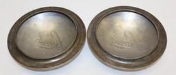 Group of 2 1934-1942 Lincoln V12 Hubcaps
