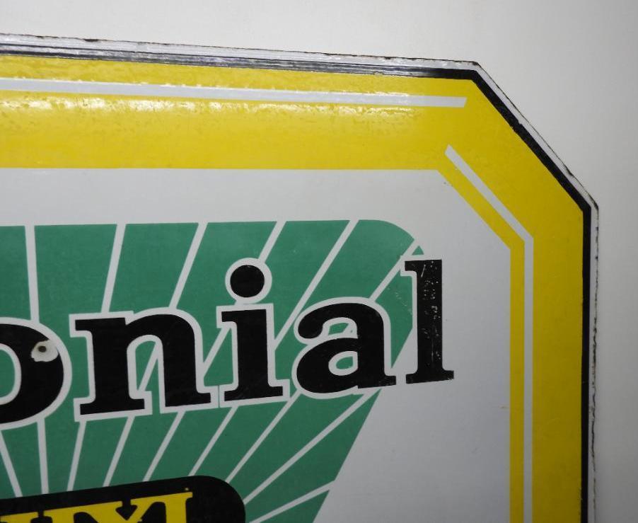 Colonial Ethyl Porcelain Sign
