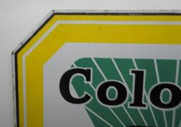 Colonial Ethyl Porcelain Sign