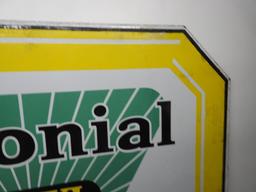 Colonial Ethyl Porcelain Sign
