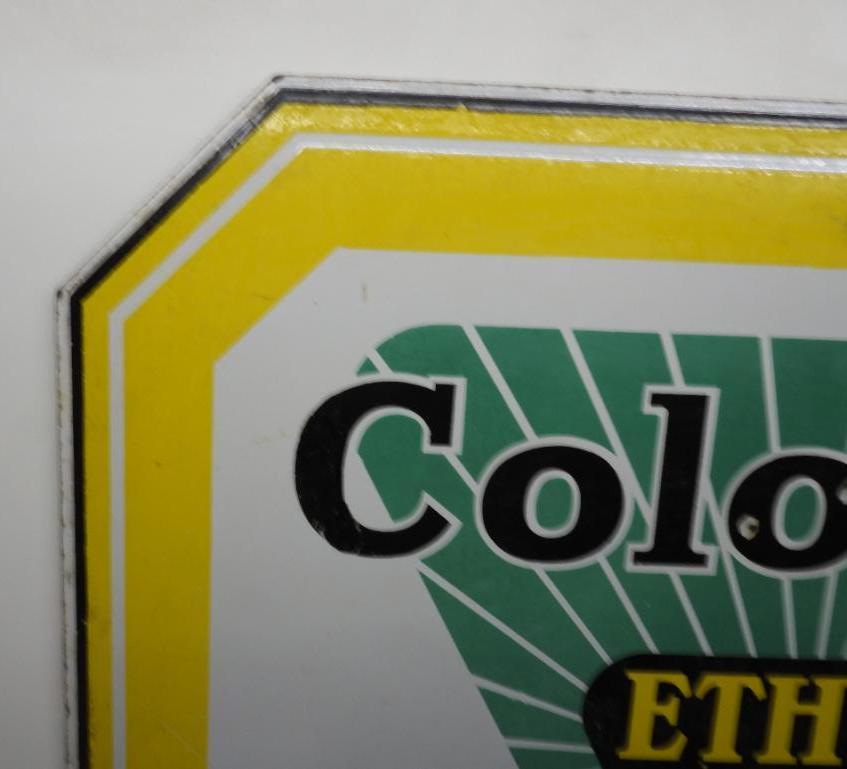 Colonial Ethyl Porcelain Sign