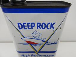 Deep Rock Outboard Motor Oil Flat Quart Can