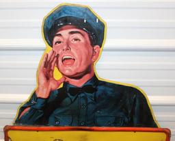 Walker Certified Mufflers Embossed Tin Sign