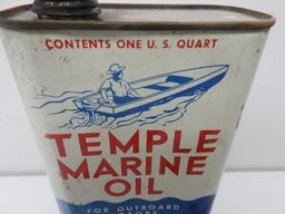 Temple Marine Oil Flat Quart Can