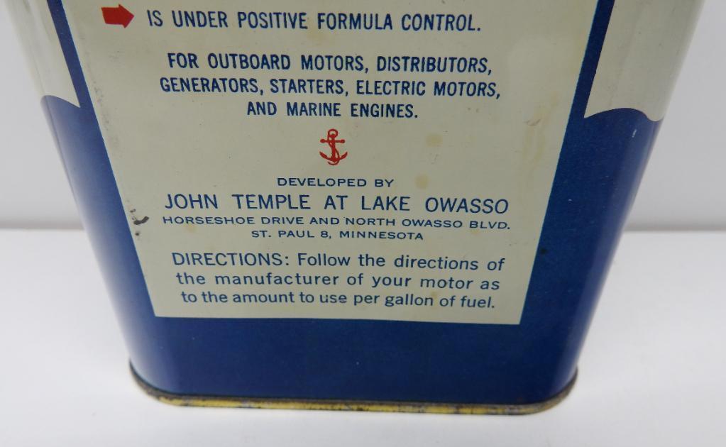 Temple Marine Oil Flat Quart Can