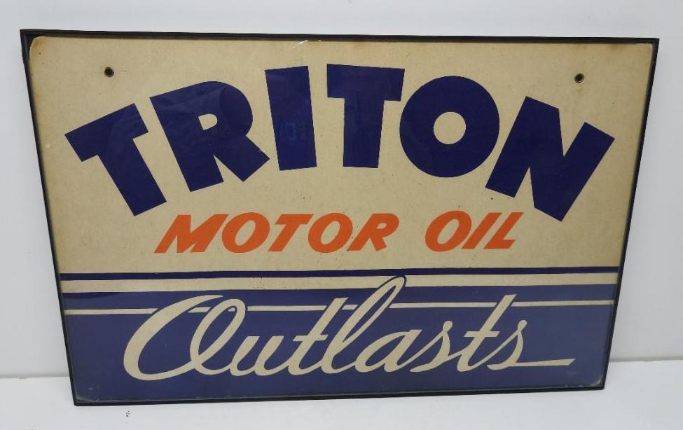Triton Motor Oil Framed Winter Front