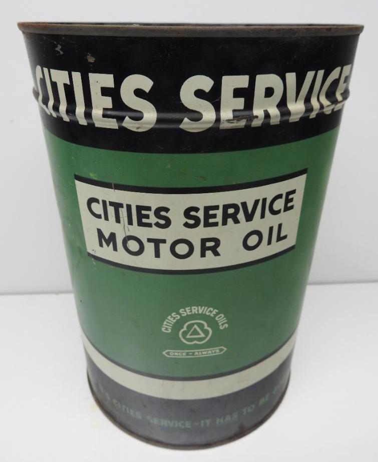 Cities Service Oils Five Quart Oil Can