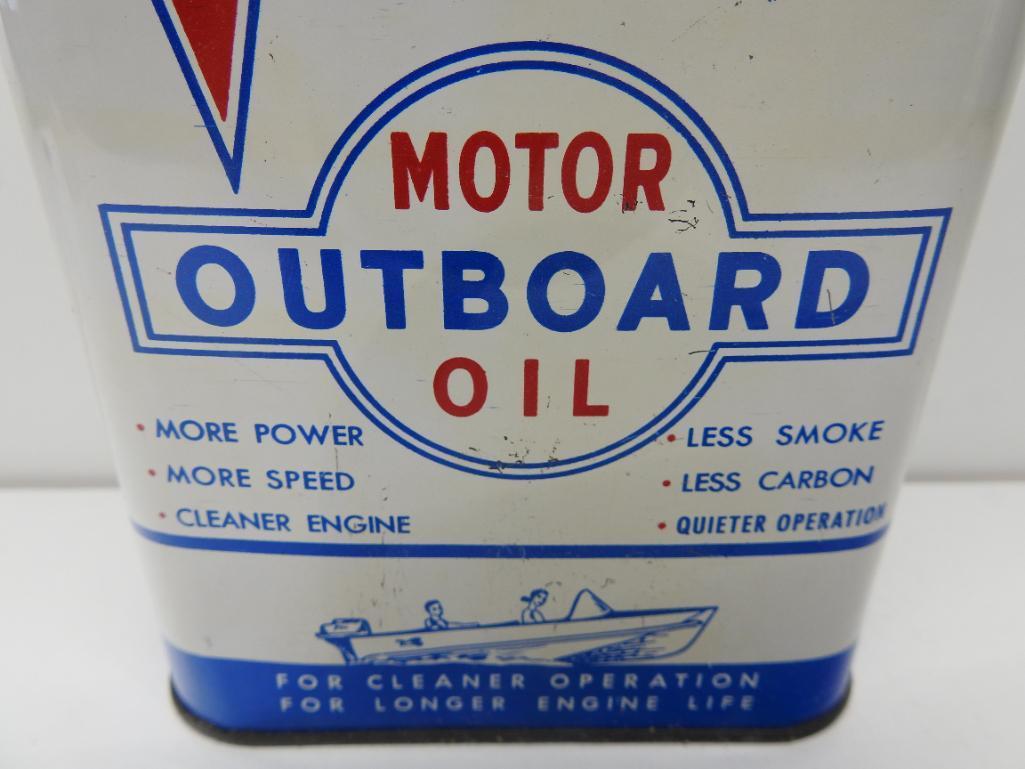 Acmelube Outboard Motor Oil Flat Quart Can