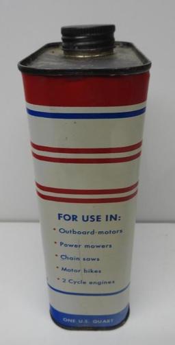 Acmelube Outboard Motor Oil Flat Quart Can