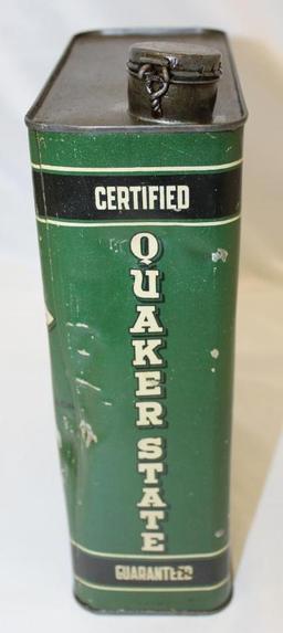 Quaker State 1 Gallon Motor Oil Can Heavy