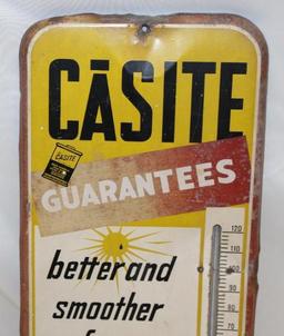 Casite Additives Tin Advertising Thermometer with Working Tube