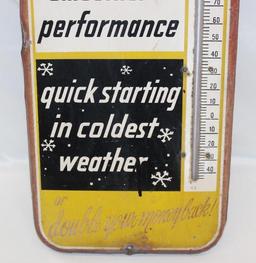 Casite Additives Tin Advertising Thermometer with Working Tube