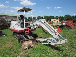 Takeuchi TB125 Mini Excavator - Engine Knocks