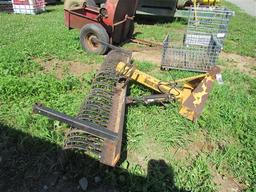 3Pt 8' Bush Hog Hyd Angle Stone Rake MLR96